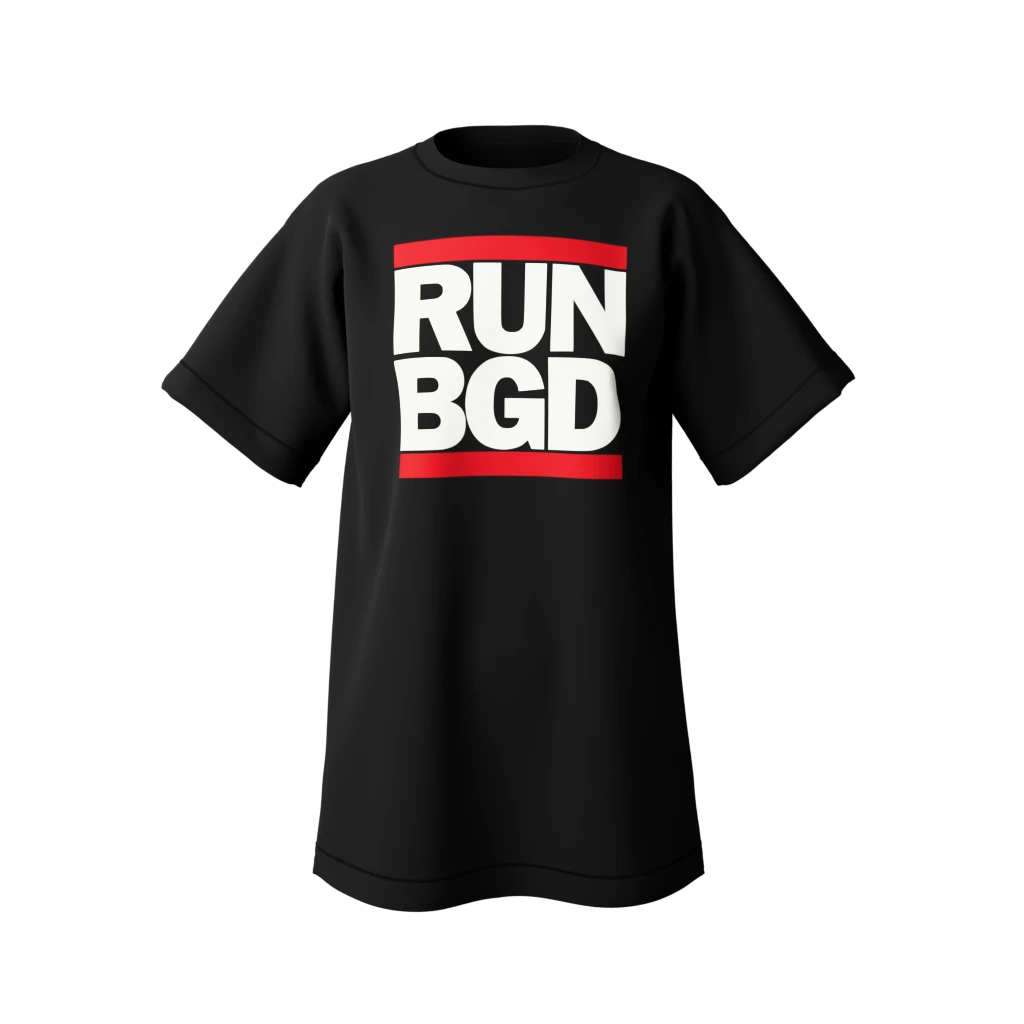 RUNBGD T-Shirt — Black