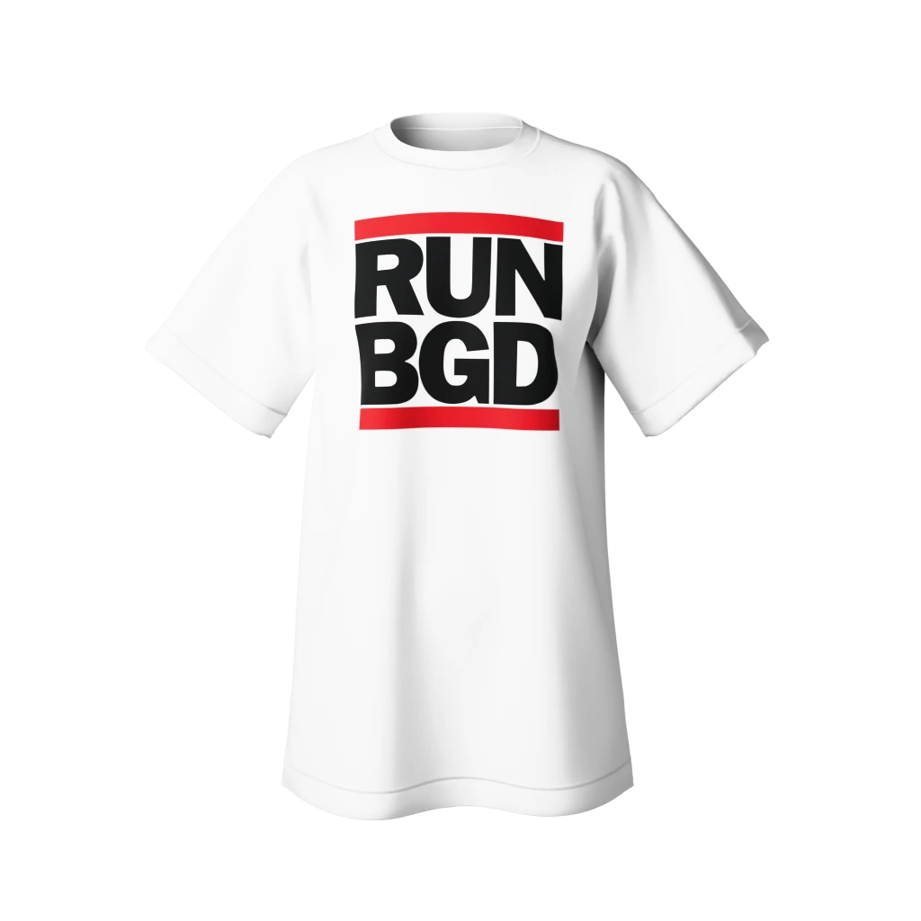 RUNBGD T-Shirt — White