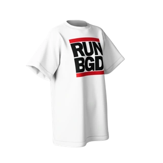 RUNBGD T-Shirt — White