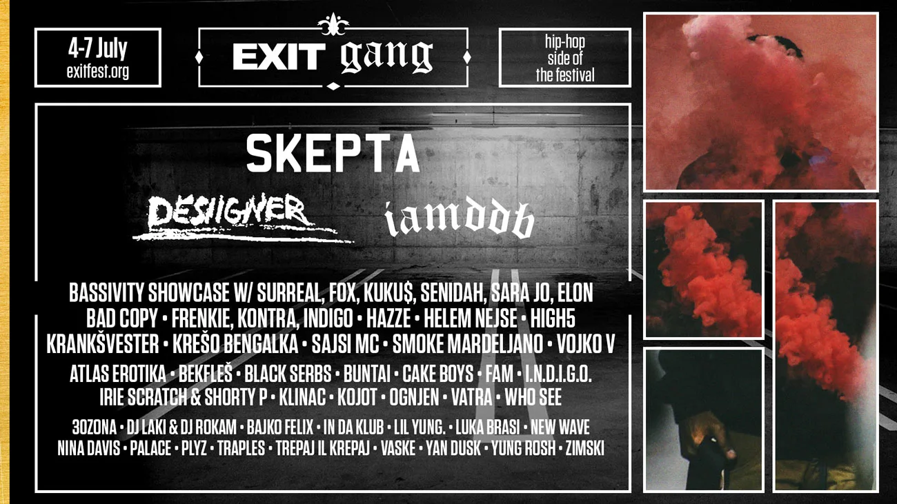 Hip-hop festival within EXIT2019 - “EXIT Gang”