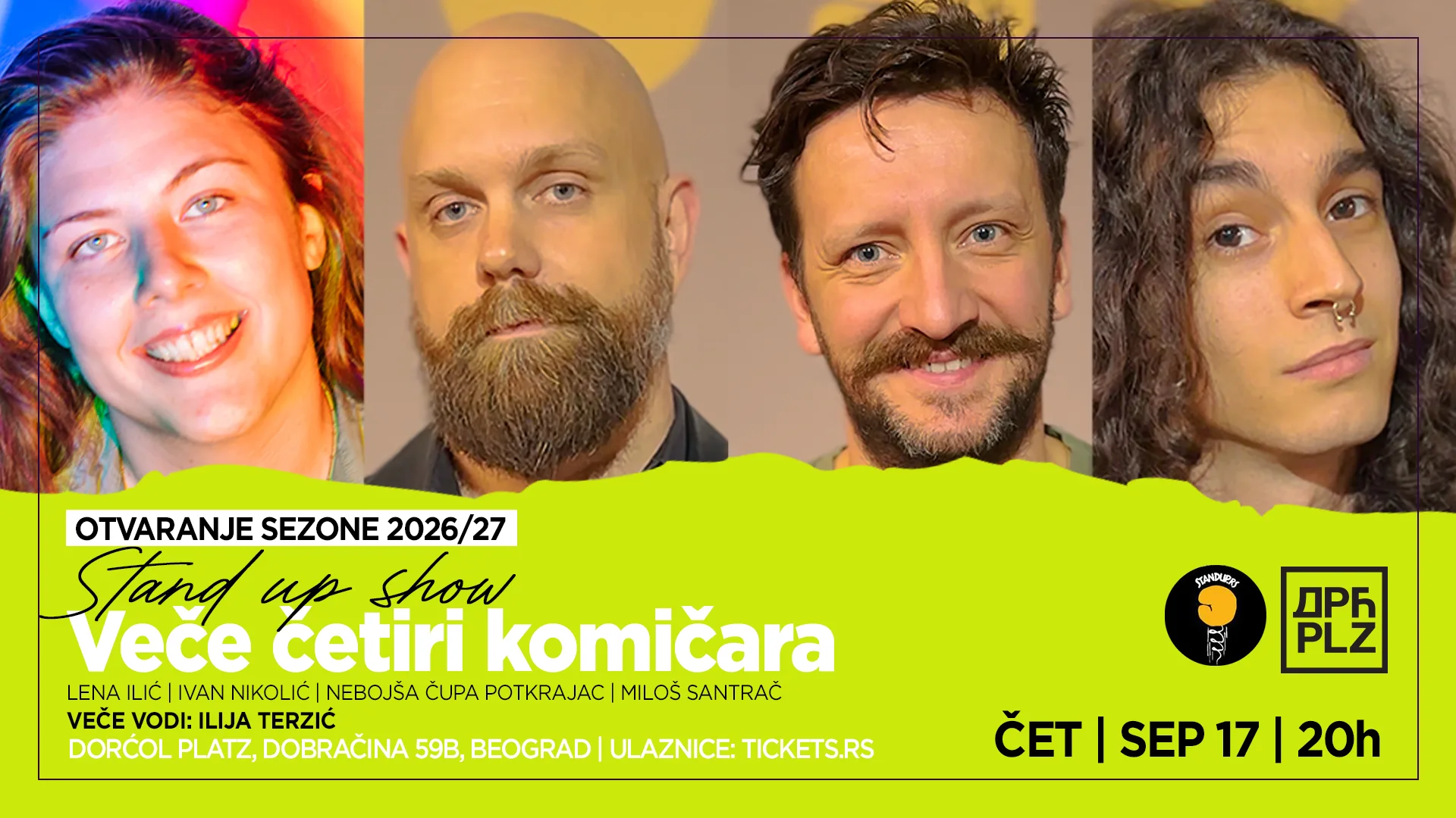 VEČE ČETIRI KOMIČARA