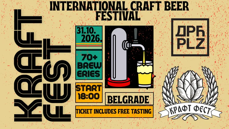 Kraft fest 2026 - Internacional Craft Beer Festival — poster