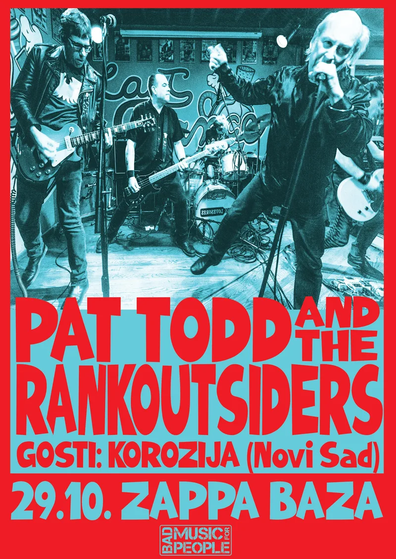 Pat Todd & The Rankoutsiders — poster