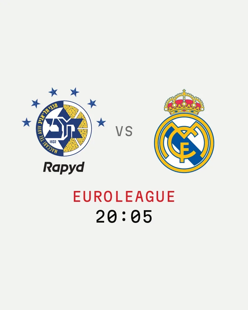 Maccabi Tel Aviv vs Real Madrid (EuroLeague) — poster