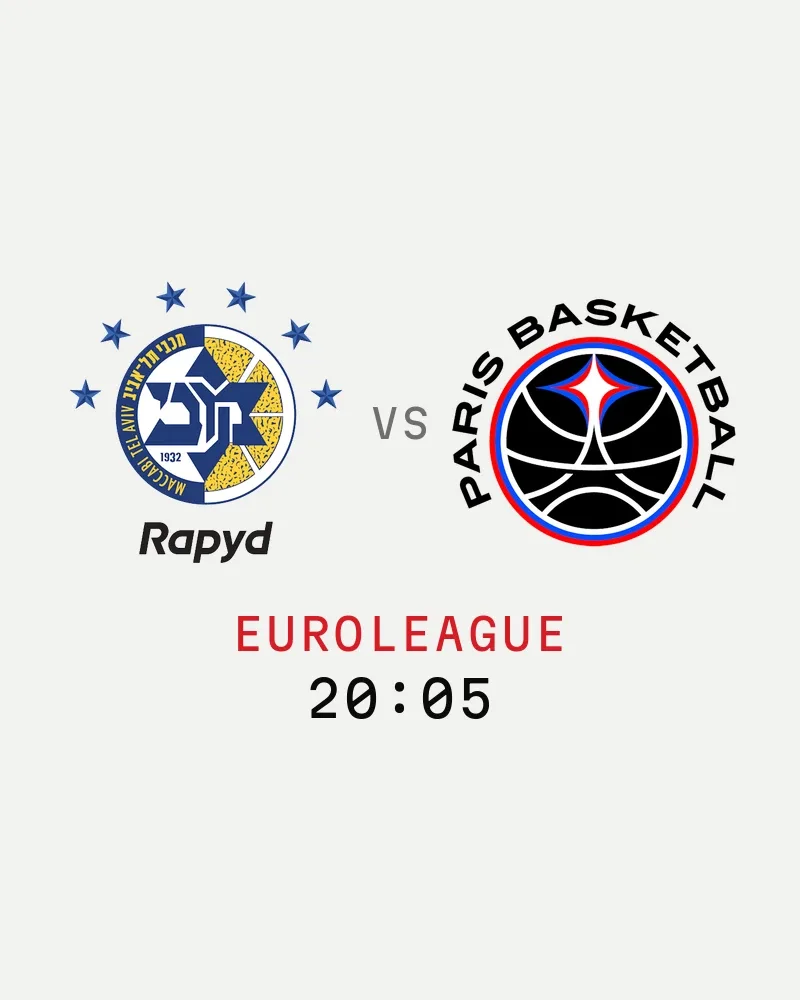 Maccabi Tel Aviv vs Paris (EuroLeague) — poster