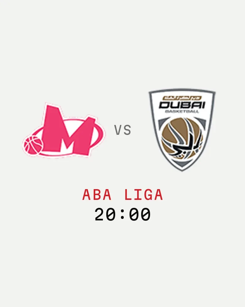 Mega vs Dubai Basketball (ABA liga) — poster